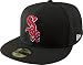 Chicago White Sox Black with Scarlet and White 59FIFTY Fitted Cap (7 3/8)