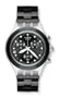 Swatch Men's SVCK4035G Stainless Steel Analog Watch with Black Dial Watch