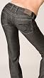 Frankie B Embossed F Slim Bootcut