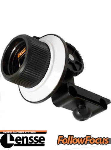 Lensse Follow Focus, Lens Gear, and Speed Handle for 15mm Rods