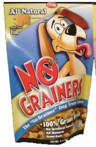 More image 2PK No Grainer Dog Treats - Fish - 10 Oz (Catalog Category: Dog / Dog Treats)