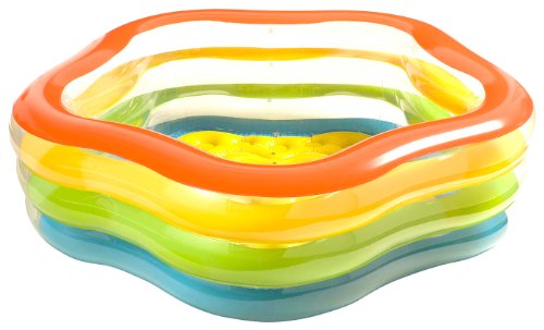 Intex Swim Center 73-by-71-by-21-Inch Summer Colors Pool