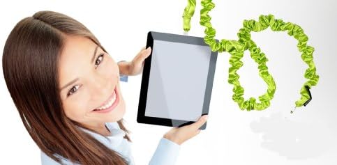 Crazy Cord Covers - Great for Your Cell Phone, iPod, Tablet, e-Reader, Computer, MP3, Camera or Anything with a Cord! Tiedye Poppy/Black