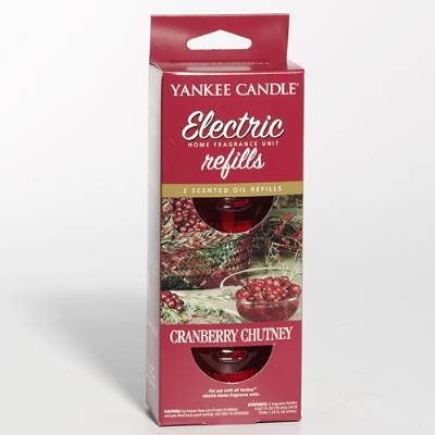 Cranberry Chutney Twin Pack Refill Yankee Electric Home Fragrancer