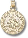 Western Michigan Broncos Seal Pendant - 14KT Gold Jewelry