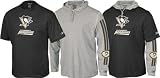 Pittsburgh Penguins -Black/Grey- Hoodie Tee Combo