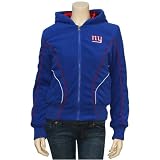 New York Giants Ladies Royal Blue Arctic Fleece Full Zip Jacket