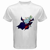 Men's Customized BATS CARTOON CARTOONS COSTUME 100% Cotton White T-shirt