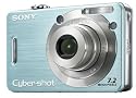 Sony DSC-W55 L Digitalkamera (7 Megapixel, 3-fach opt. Zoom, 2,5" Display) in blau