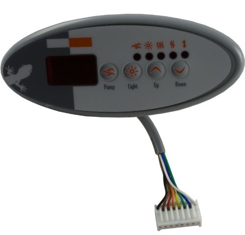 Gecko Spa TSC-9 / K-9 Sm Oval 4-Button LED Dual Pump S Class Spa Control Panel BDLTSC9GE2