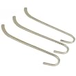 3 Nickel Plated Hook Bookmark for Beading Craft 4.75"