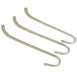 3 Nickel Plated Hook Bookmark for Beading Craft 4.75