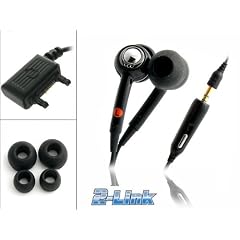 Stereo Headset -Black Edition f. Sony Ericsson C903 inkl.3,5 mm Klinkenstecker-Adapter