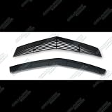 2010-2012 Chevy Camaro LT/LS/RS V6 Black Billet Grille Grill Insert Combo