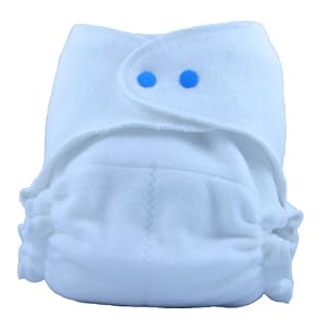Bundle Package Organic Fitted Diaper & Diaper Cover - Natural Colors