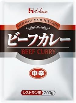 ハウス ビーフカレー中辛 200g×10個