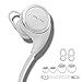 Apekx Wireless 4.1 Bluetooth Stereo Sweatproof In-Ear Lightweight Headphones, Earbuds, Earphones, Headset for Sports / Running / Jogging / Gym with Mic (008 White)