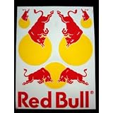 【STICKER】大人気!!!RED　BULL（レッド・ブル）ステッカー（LL)-RD10