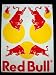 【STICKER】大人気!!!RED　BULL（レッド・ブル）ステッカー（LL)-RD10