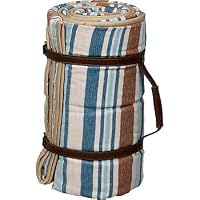 PetzOff Furniture Deterrent Blanket for Pets in Earth Tone Stripes