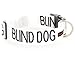 Blind Dog White Color Coded Alert Warning S-M L-XL Buckle Dog Collars (S-M Collar 10-17