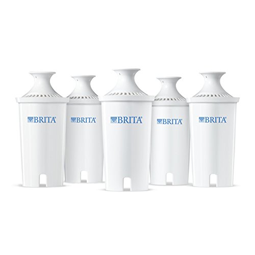 Brita Advanced Replacement Water Filter for Pitchers, 5 Count