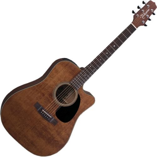 Takamine Pro Series EF340SCGN Dreadnought Acoustic Electric Guitar Antique Natural with Case