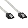 Serial ATA-Kabel - Serial ATA 150/300/600 - Serial ATA, 7-polig - Serial ATA, 7-polig - 30 cm - gerundet - durchsichtig
