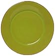 Terracotta Glazed Pottery Sweet Pea Green Charger 13.25"D