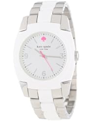 kate spade new york Womens 1YRU0165 Stainless White Skyline Watch