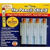 Build-A-Pencil: Pencil Shield - 4 pack (Clear)