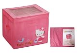 Hello Kitty Pink Storage Box - Sanrio Hello Kitty Large Collapsible Container