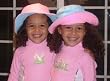 Girls Reversible 2-Tone Nylon Lycra Bucket Hat Sun Hat