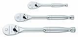 GearWrench 81206F 3-Piece Full Polish Ratchet Set [並行輸入品]