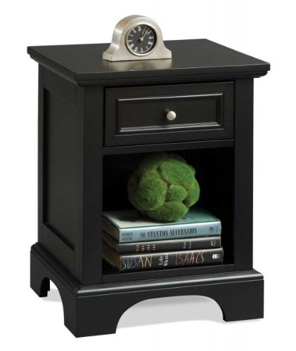 Home Styles 5531-42 Bedford Night Stand, Black Finish