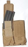 Condor double AR mag pouch. MOLLE tan