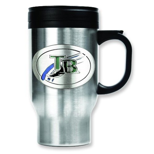 MLB Tampa Bay Devil Rays Stainless Steel Travel Mug 16oz