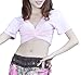 BellyLady Belly Dance Short Sleeved Wrap Top, Valentine's Gift Idea
