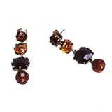 Les Nereides amber Cameo earrings