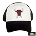 NBA FITTED LARGE CHICAGO BULLS 1984 BLACK WHITE CAP HAT