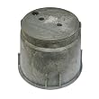 910 10" Round Electrical Gray Splice Box with Cover