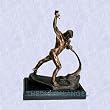 Let Us Beat Swords into Plowshares statue sculpture New (The Digital Angel Decor)
