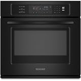 KitchenAid KEBS107SBL 30in Single Wall Oven - Black