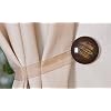 Curtain Clips, Tiebacks, or Holdbacks | Set of 2 | Gem Collection | Brown