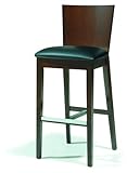Barstool 82 Walnut-Black