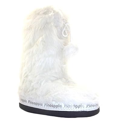 Pineapple Womens Huggy White Mid Calf Yeti Snow Boots