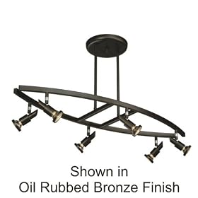 Shuttle - 6 Light Track Spot Mini Pendant Lighting Fixture - Brushed Nickel - B4691 by Artcraft