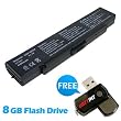 Battpit™ Laptop / Notebook Battery Replacement for Sony VAIO VGN-SZ70B/B (4400 mAh) with FREE 8GB Battpit™ USB Flash Drive