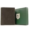 Portefeuille gibeci�re en cuir - cuir sign� Visconti (709) - Marron