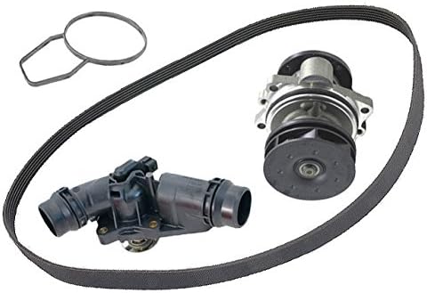 for BMW E-85 OEM Coolant Pump +Belt +97c Thermostat +Gasket